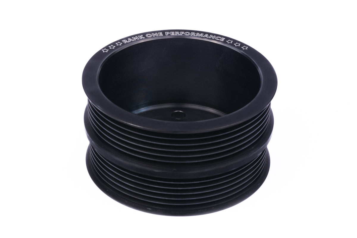 BMW M5 E60 Underdrive pulley (black) Rank One Performance