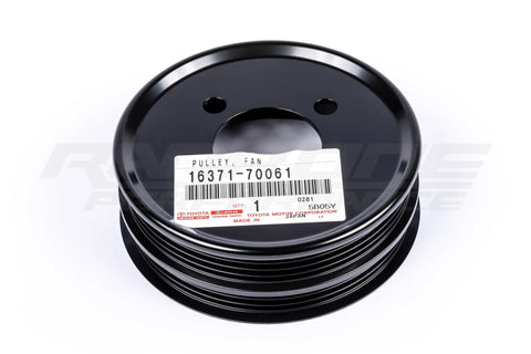 1G-FE Water pump pulley 16371-70061 - OEM Toyota Parts