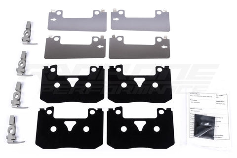 LS400 4-piston calipers anti squeal shim kit 04945-50012 - OEM Toyota Parts