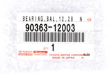 Spigot bearing 12-28mm 90363-12003 - OEM Toyota Parts